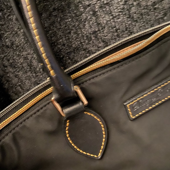 Black nylon Dooney and Bourke large purse - Picture 9 of 11